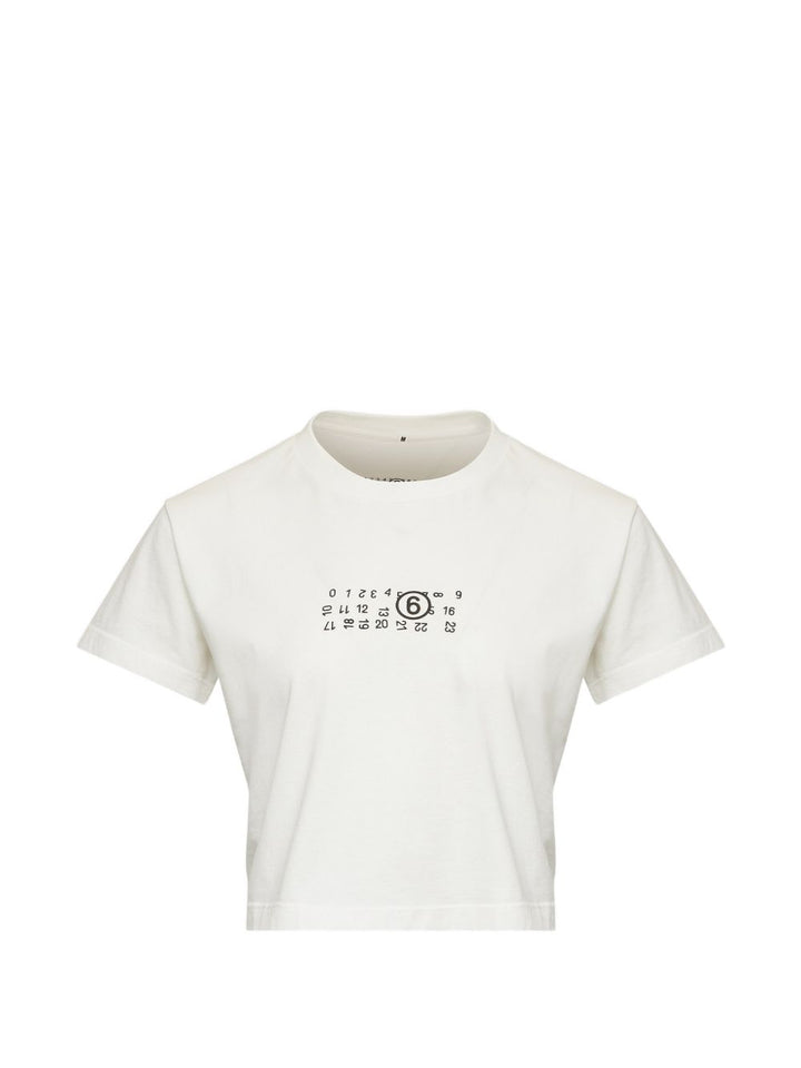 Mm6 Maison Margiela T-shirts and Polos - WHITE | b4d4beec4956aaabf69afc74fba8fada153314f1