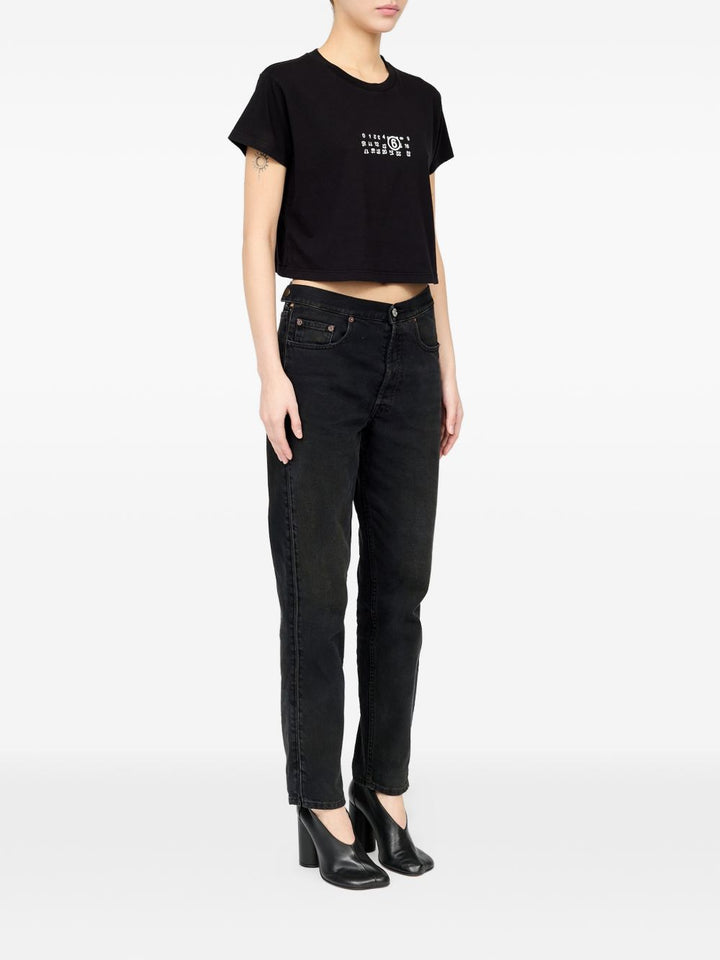 Mm6 Maison Margiela T-shirts and Polos - BLACK | 8a67b2793f3555a015e18e8350306151d67593e7