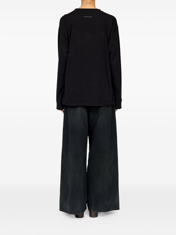 Mm6 Maison Margiela T-shirts and Polos - BLACK | 6b5835fb4b054429fc93a0eaa0f7ec084e3529aa