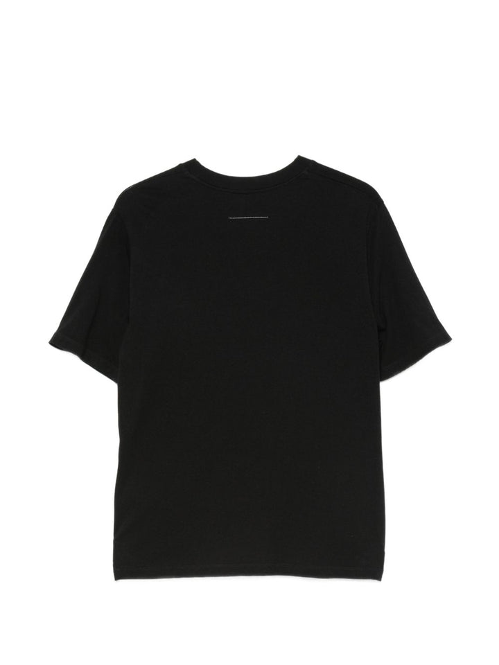 Mm6 Maison Margiela T-shirts and Polos - BLACK | 52e8cffe77e97949038011c4d3c2d90edb968043