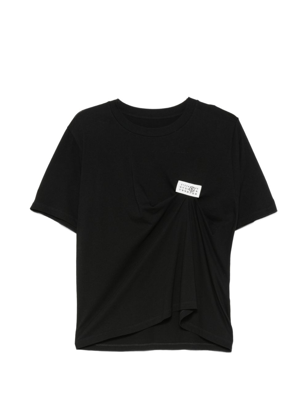 Mm6 Maison Margiela T-shirts and Polos - BLACK | c9adf6f2655fcebcffe3b5e9f88d6ebe559440fd