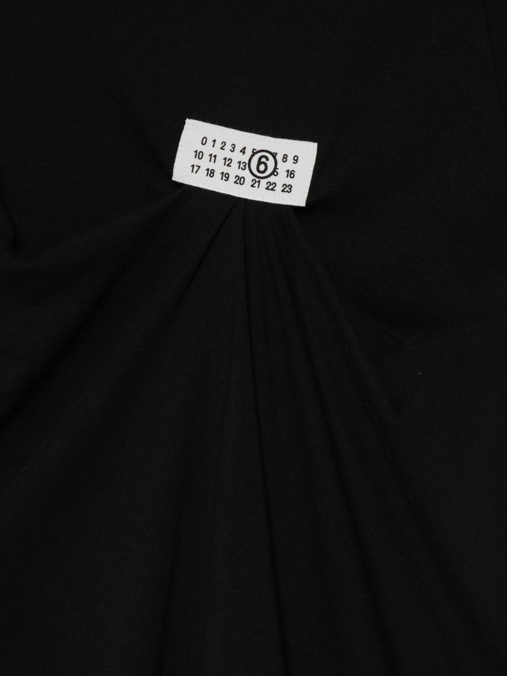 Mm6 Maison Margiela T-shirts and Polos - BLACK | fc1da44f612f34beb364caca8f5289ed3c4a59cb