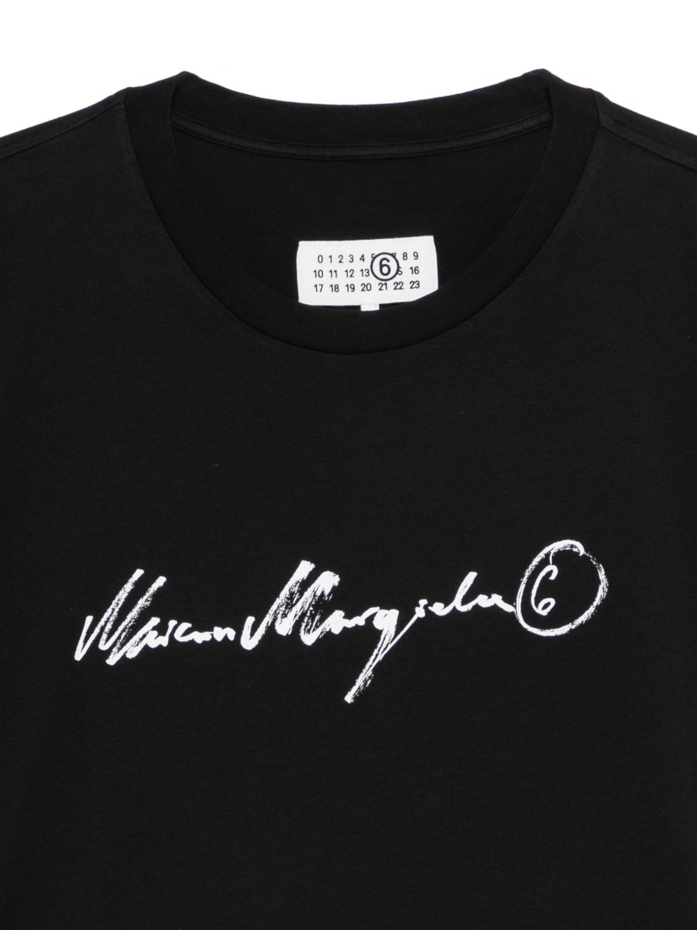 Mm6 Maison Margiela T-shirts and Polos - BLACK | dd699fbdf56e62915e52611fcb2ae12f9ae6c4f6