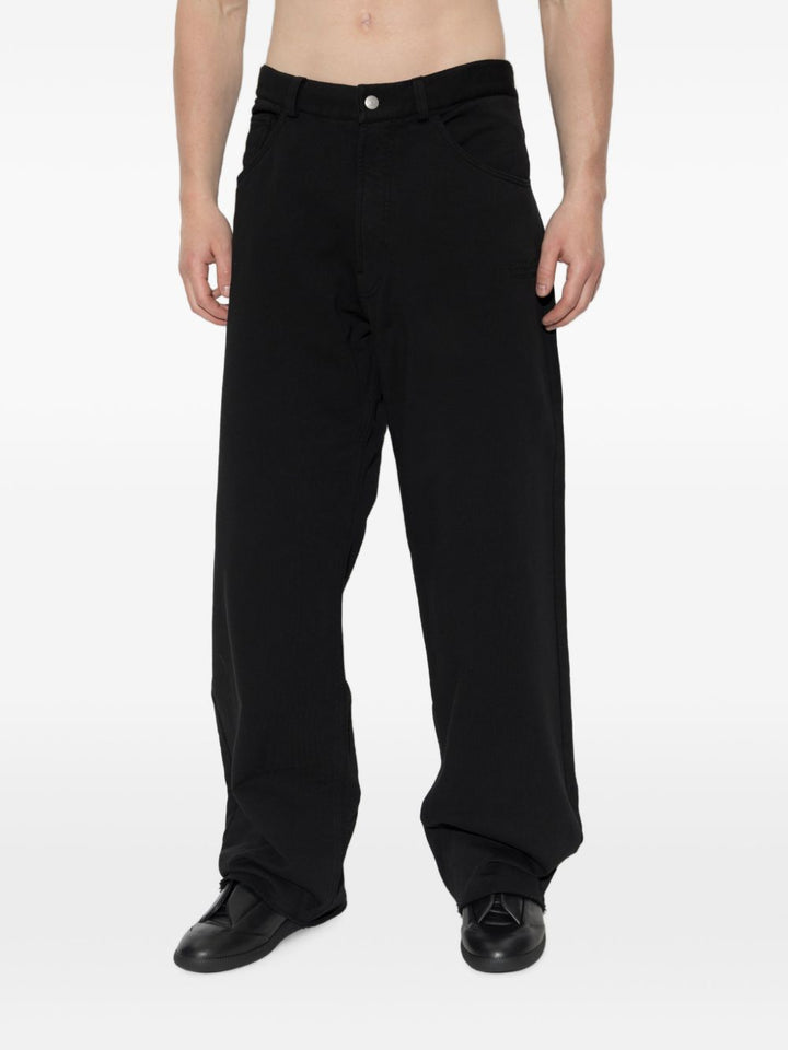 Mm6 Maison Margiela Trousers - BLACK | 180ea7a79acb4f7ab934b1d5f6413c037f1636ae
