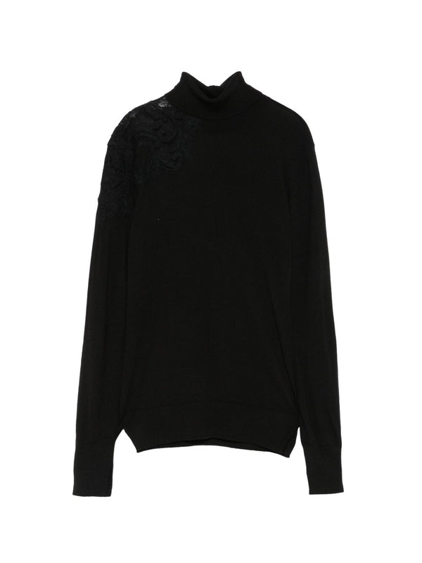 Wool Turtle-Neck Sweater