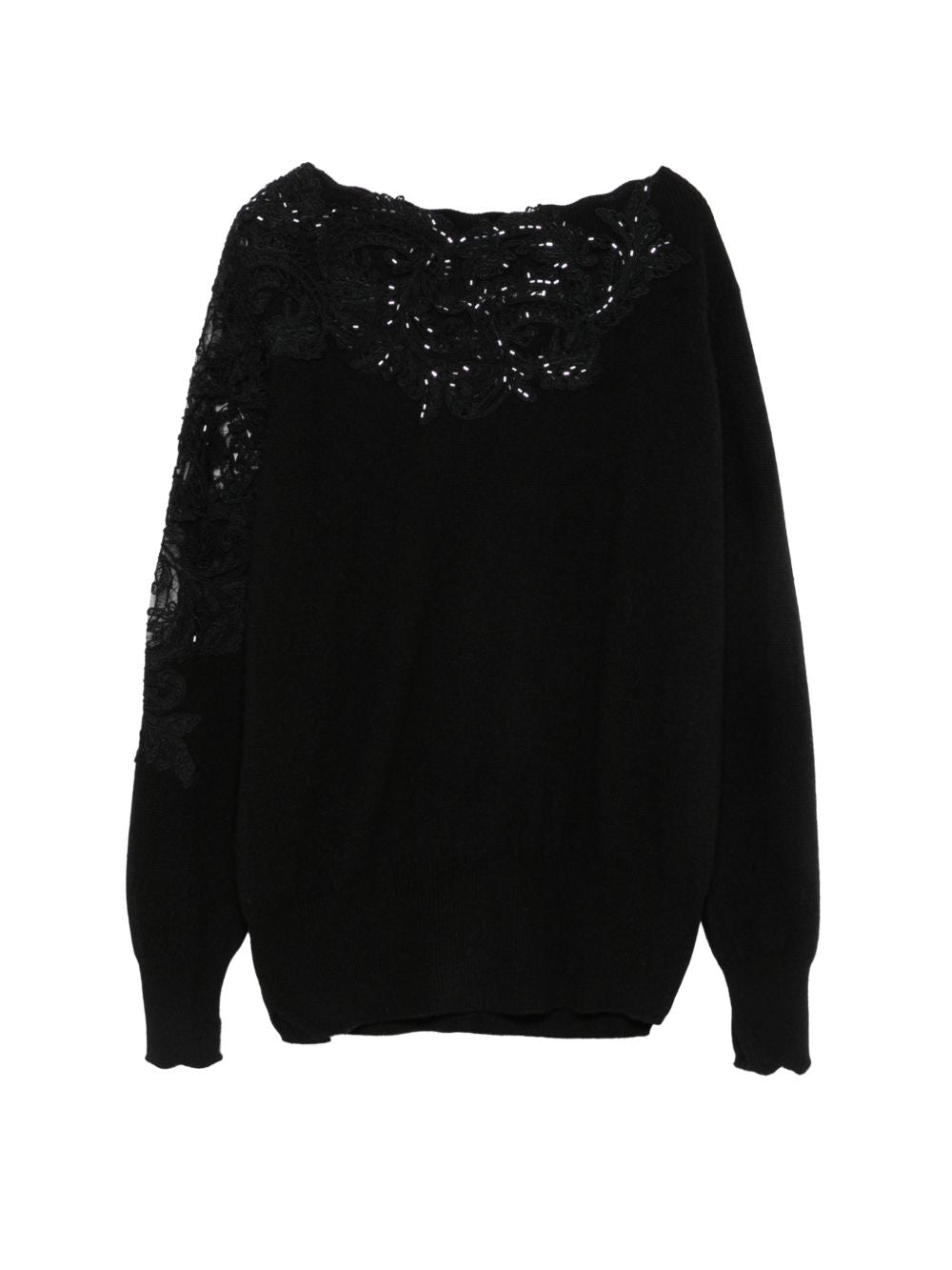 Ermanno Scervino Sweaters - BLACK | cbb61483ff3fbeeb50024e83a679b757545c34bc