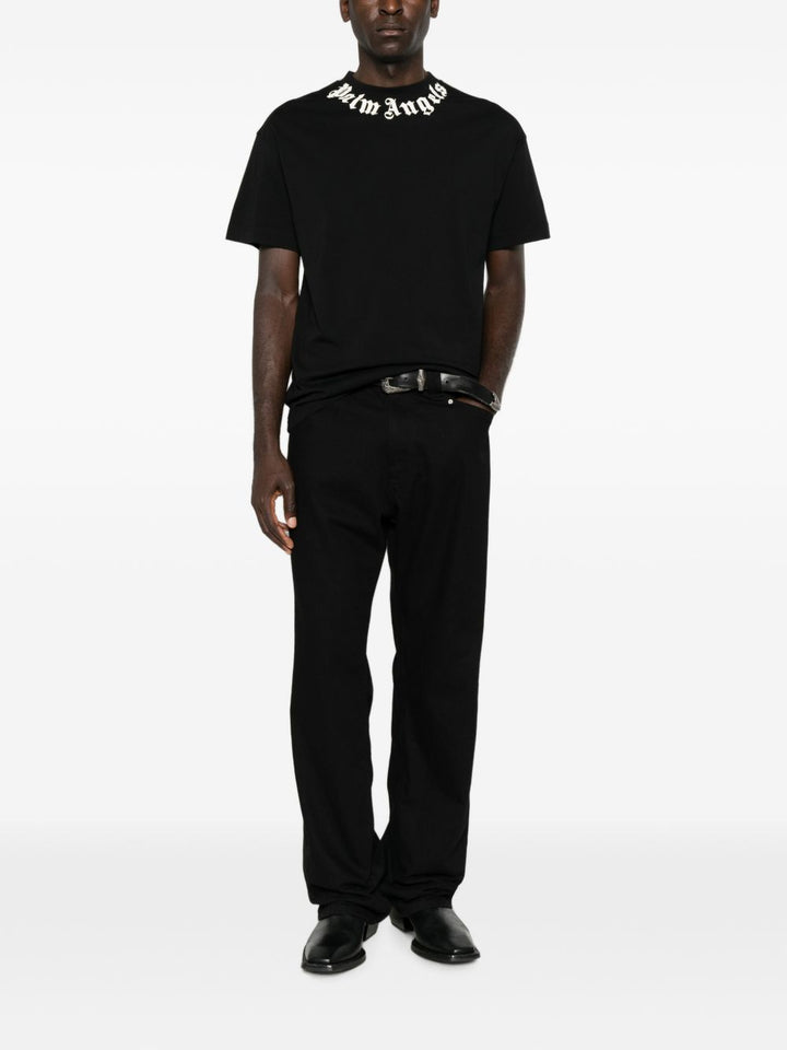Palm Angels T-shirts and Polos - BLACK | dd9c708d05c8f2020efaeeb7e63999dec6a28b8d