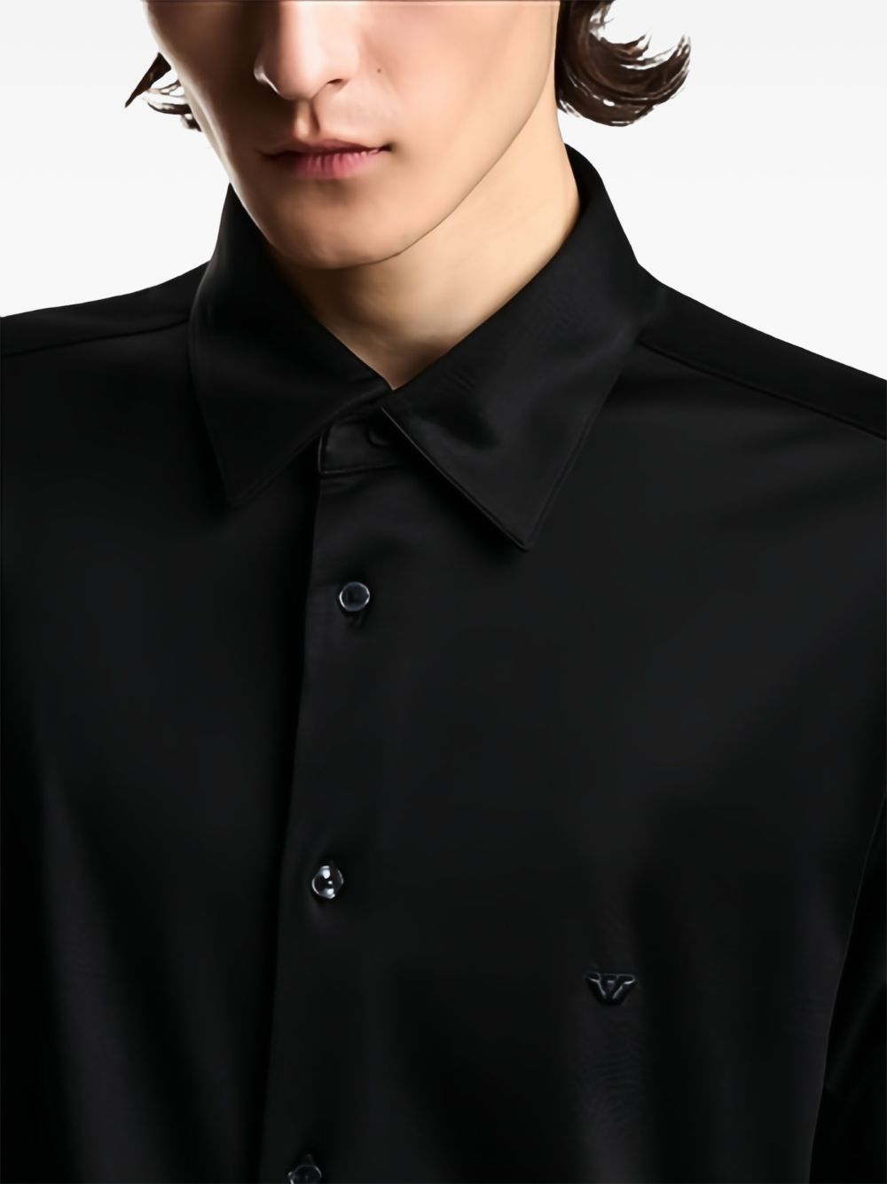 Emporio Armani Shirts - BLACK | 976ddaeef61d11d56392a101c6b629a1336daa29