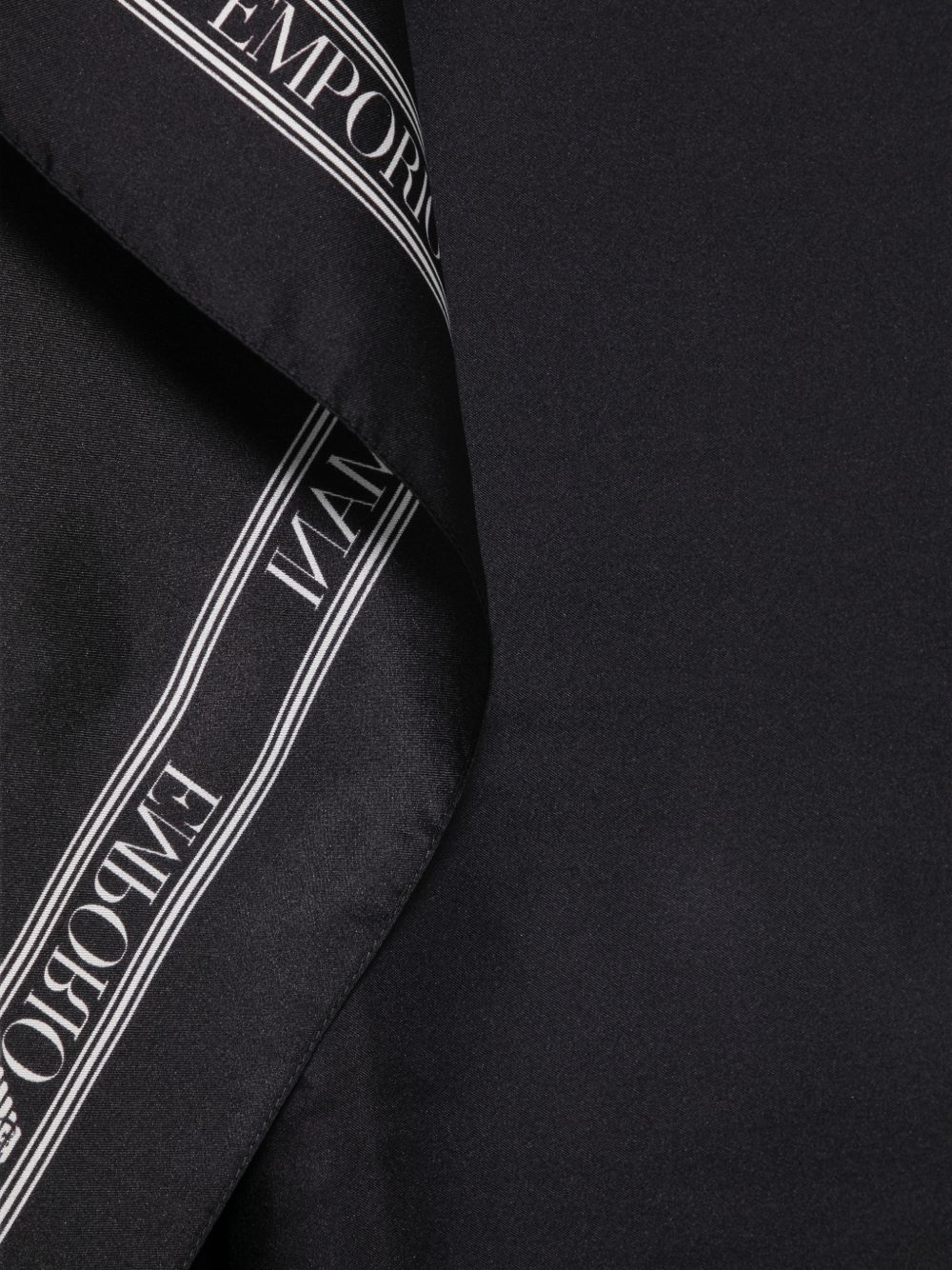 Emporio Armani Capsule Scarfs - BLACK | c8a00e8630f4e18db60e2787419bbc589a53e890