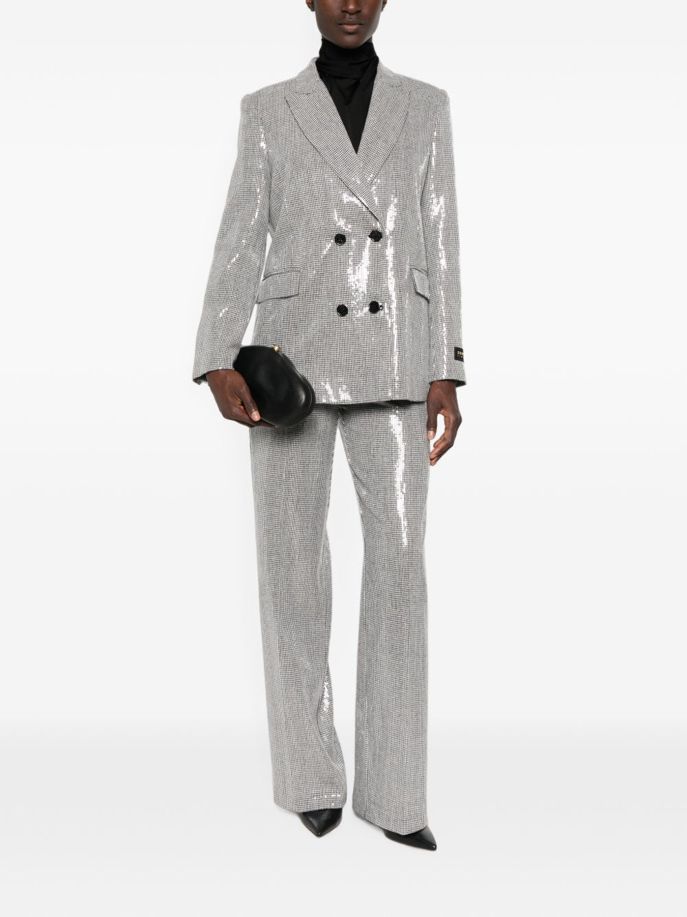 Ermanno Firenze Trousers - SILVER | 9a7841c14c40a2012de1089f2ab79fd1a49740d9