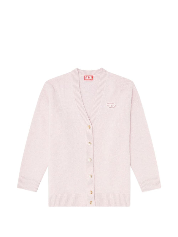 Logo Wool Blend Cardigan