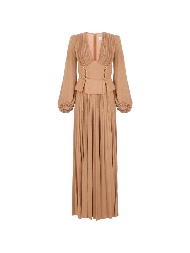 Elisabetta Franchi Dresses - BROWN | 98ce446880633f8351f1912461ee4147d74bf22d