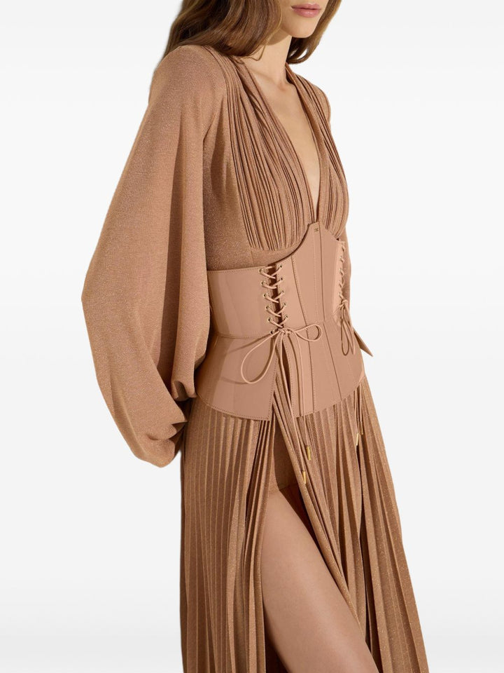 Elisabetta Franchi Dresses - BROWN | fe530cf876cf99131376f3aa06267922649eaebe