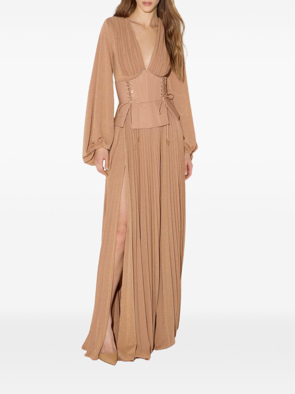 Elisabetta Franchi Dresses - BROWN | c1806e8de0e7427ac50c287a60be1d69f26dc556