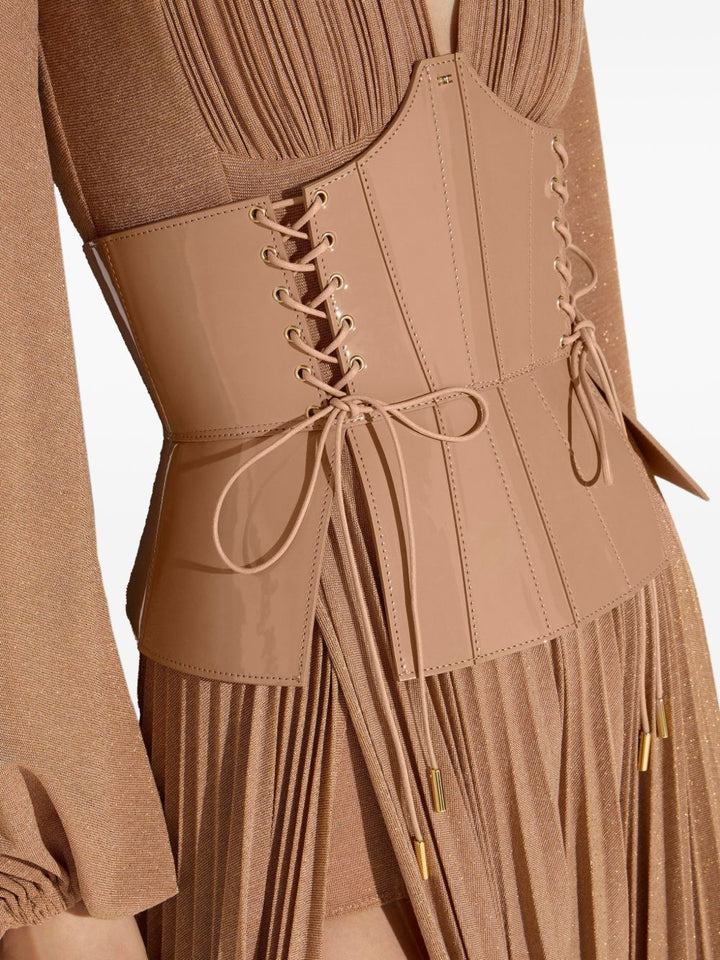 Elisabetta Franchi Dresses - BROWN | 08111edc0346541bf3e6951267381d7e355c7bac