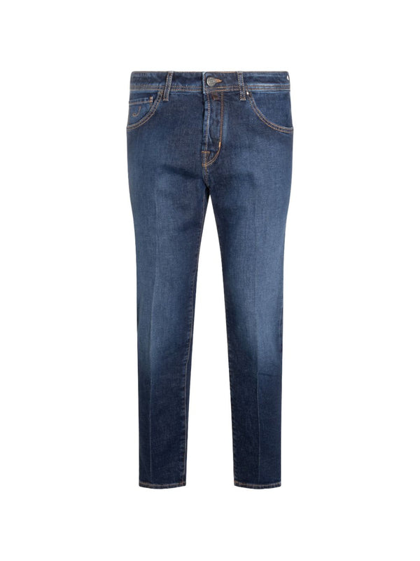 Slim Fit Cotton Trousers