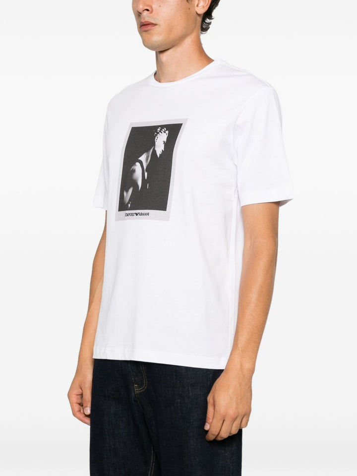 Emporio Armani Capsule T-shirts and Polos - WHITE | 3f018aadb6cbfe078460e51073fb97573f1aff83