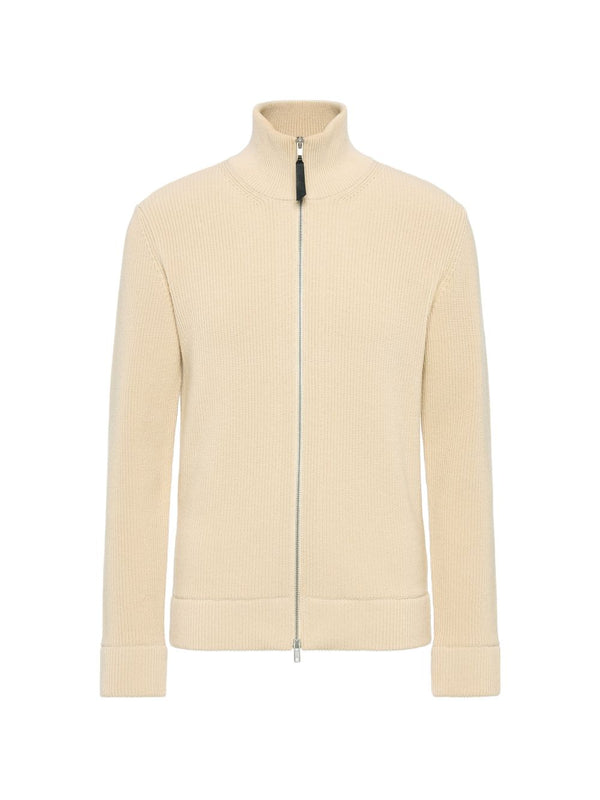Wool Zipped Cardigan