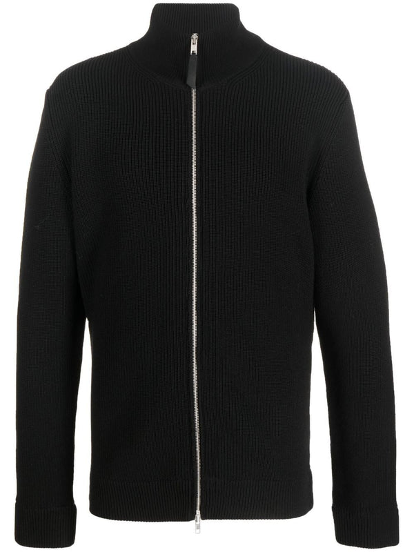 Wool Zipped Cardigan