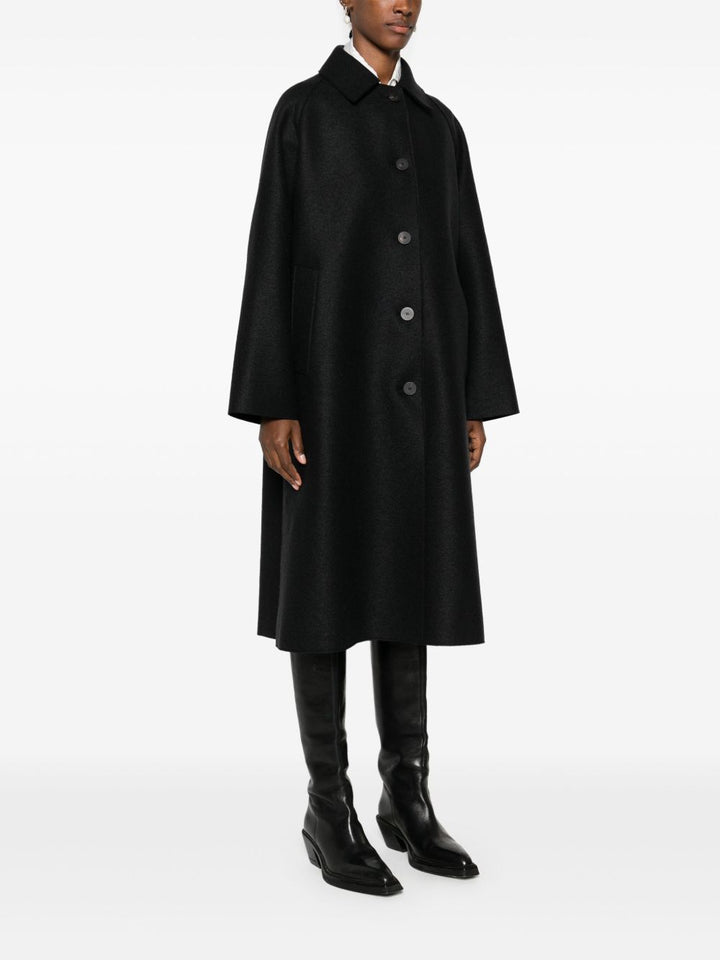 Harris Wharf London Coats - BLACK | 83a1a6d136c1a72309ce165e96b3f1e9d8b2912f