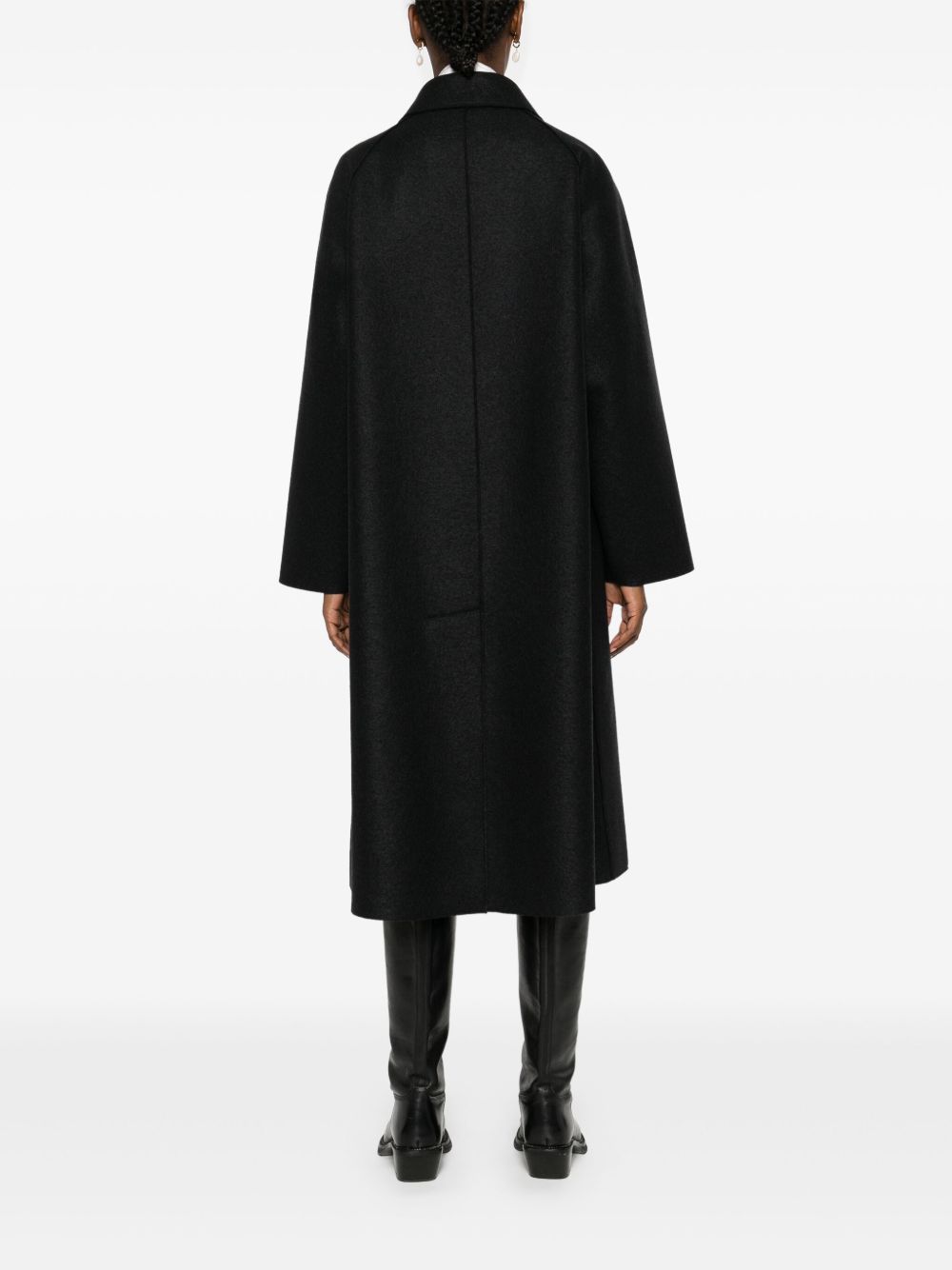 Harris Wharf London Coats - BLACK | 96cb77080bddf713d574ad8c589d7b06bb48546a