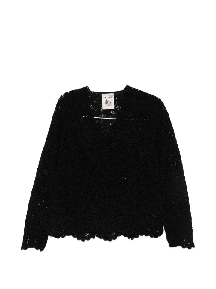 Semicouture Sweaters - BLACK | 7becf61ac33171ed5577c11c925ee748c1cef3a6