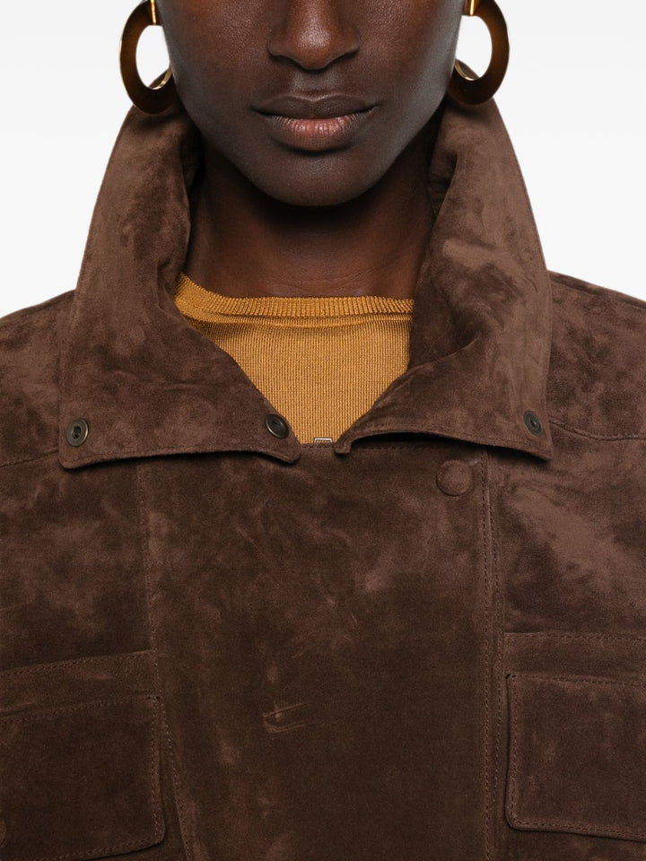 Saint Laurent Jackets - BROWN | 0cffb24c157e74a59d9a00874602830a04ca0589