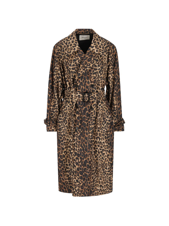 Saint Laurent Coats - ANIMALIER | de48b2fc1d7760a31cd501356252e34ea4f4cfd8