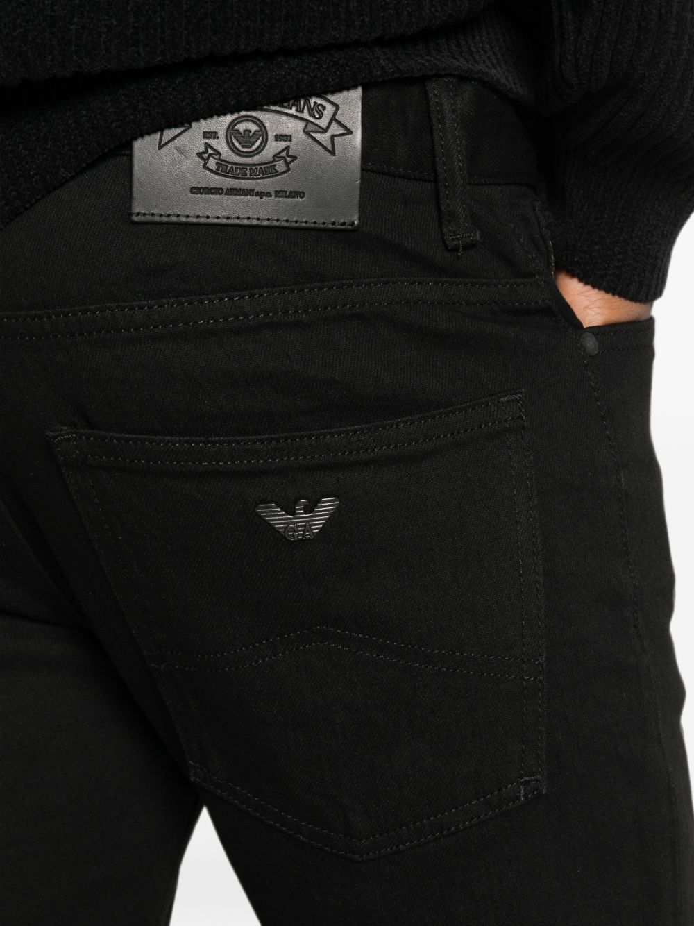 Emporio Armani Capsule Jeans - BLACK | c75b0ed55dccd314605e37a9832be60589c89bb8