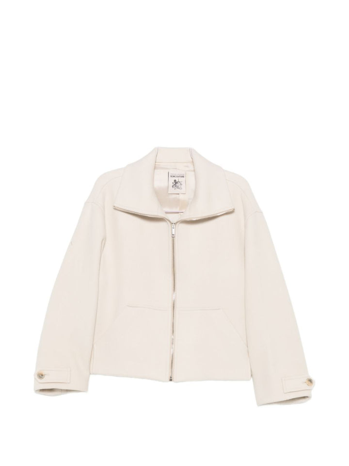 Semicouture Coats - BEIGE | c02e33f0650b19008bbea3e779015b68f46f17a2