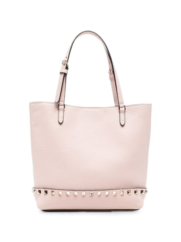 Rockstud Small Leather Tote