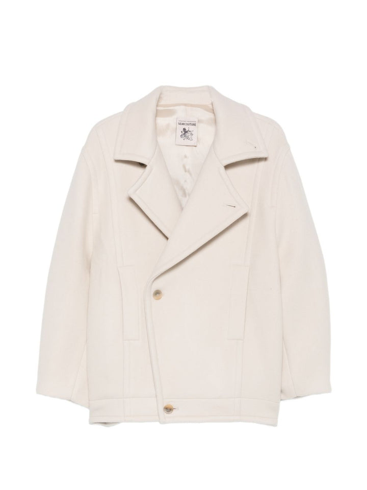 Semicouture Coats - BEIGE | 0612356774fb7b3b44552bd3ac6c39b819fcfcf1