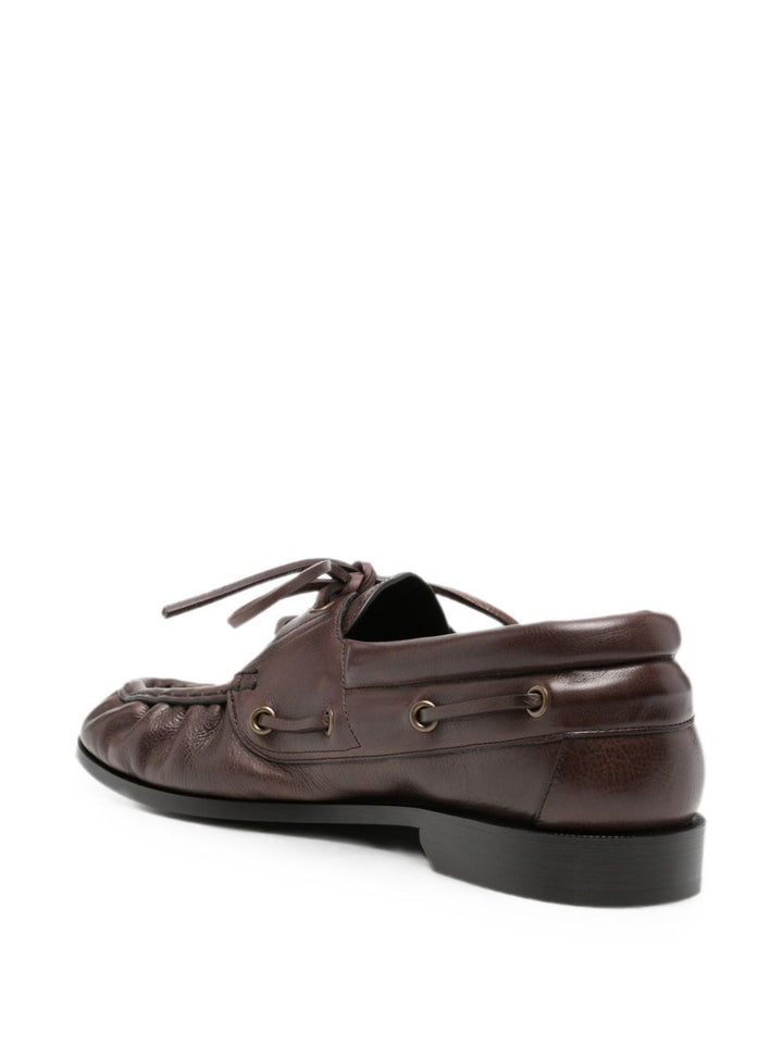 Saint Laurent Flat shoes - BROWN | 24071a385e6db43a2c04f453c8f4ac67b7d91e40
