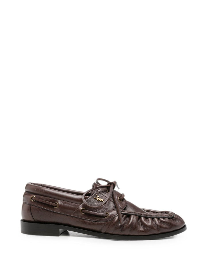 Saint Laurent Flat shoes - BROWN | 0a99af2e8968bc5f09abce808f7bf91fa23cf7f2