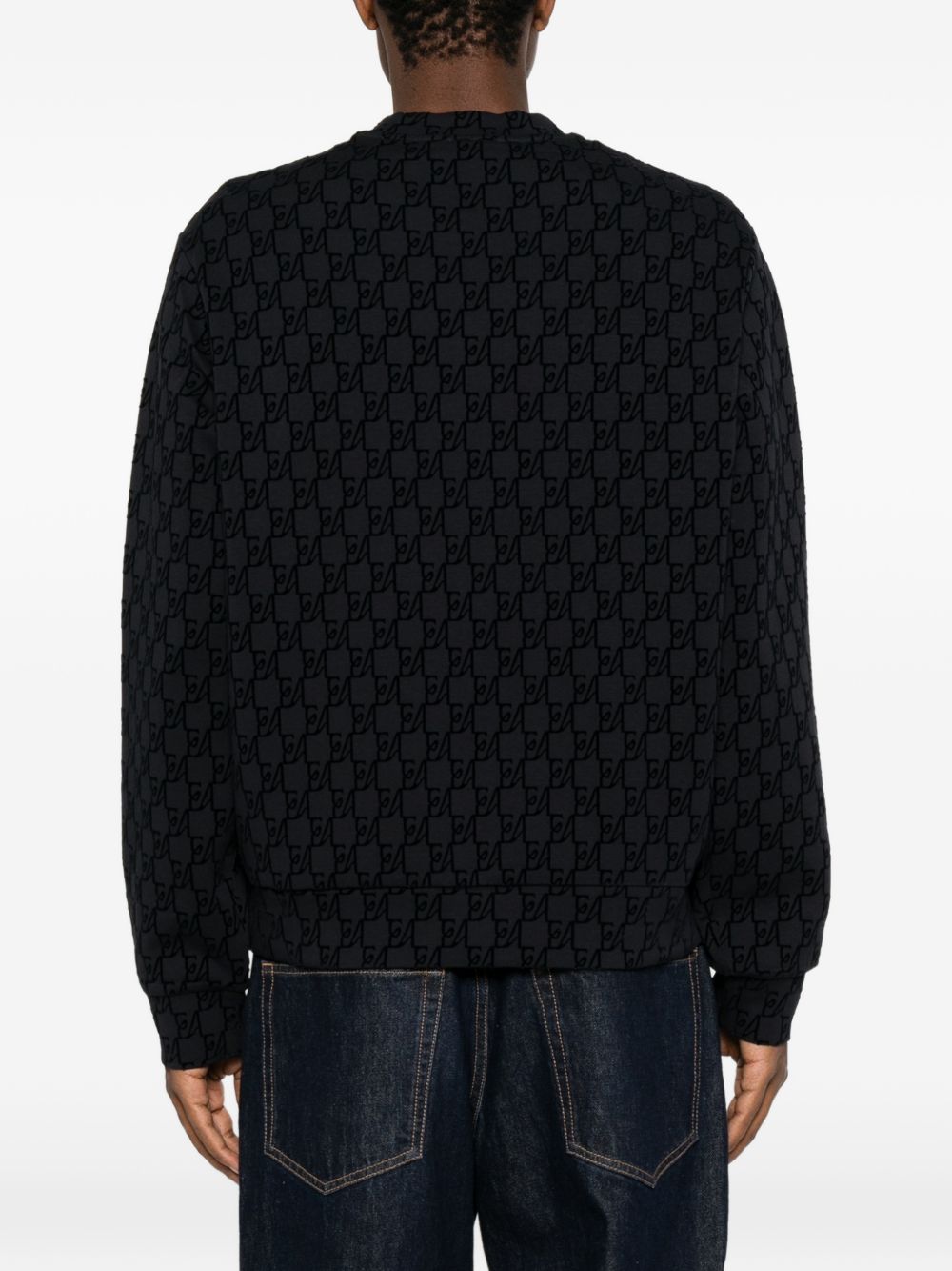 Emporio Armani Sweaters - BLUE | 553c77e3d74b6e35c9af24ffe4b9cac1e84f4a60
