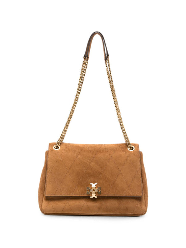 Charlie Suede Leather Shoulder Bag