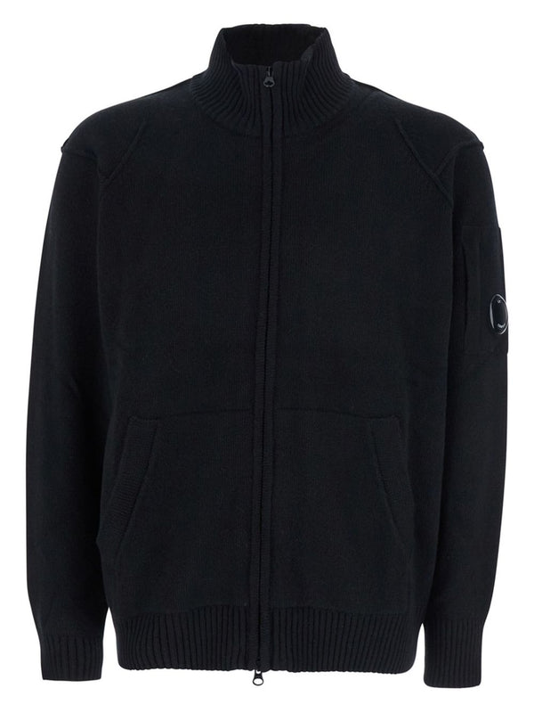 Wool Zipped Cardigan