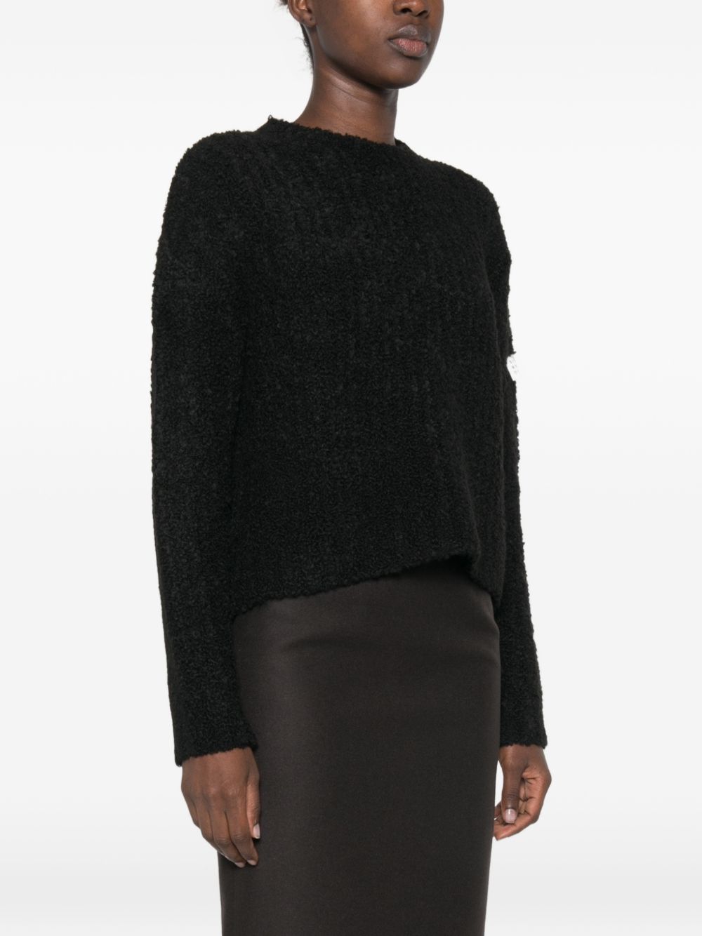 Mm6 Maison Margiela Sweaters - BLACK | cd19356b55b0709dc815c1425ac38ed0c05bfe61