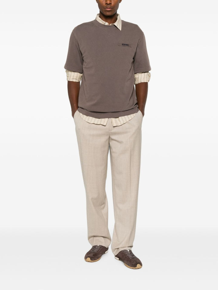 Jacquemus T-shirts and Polos - BROWN | cf68b27215bcc896f314426979123d2cbb927fc7