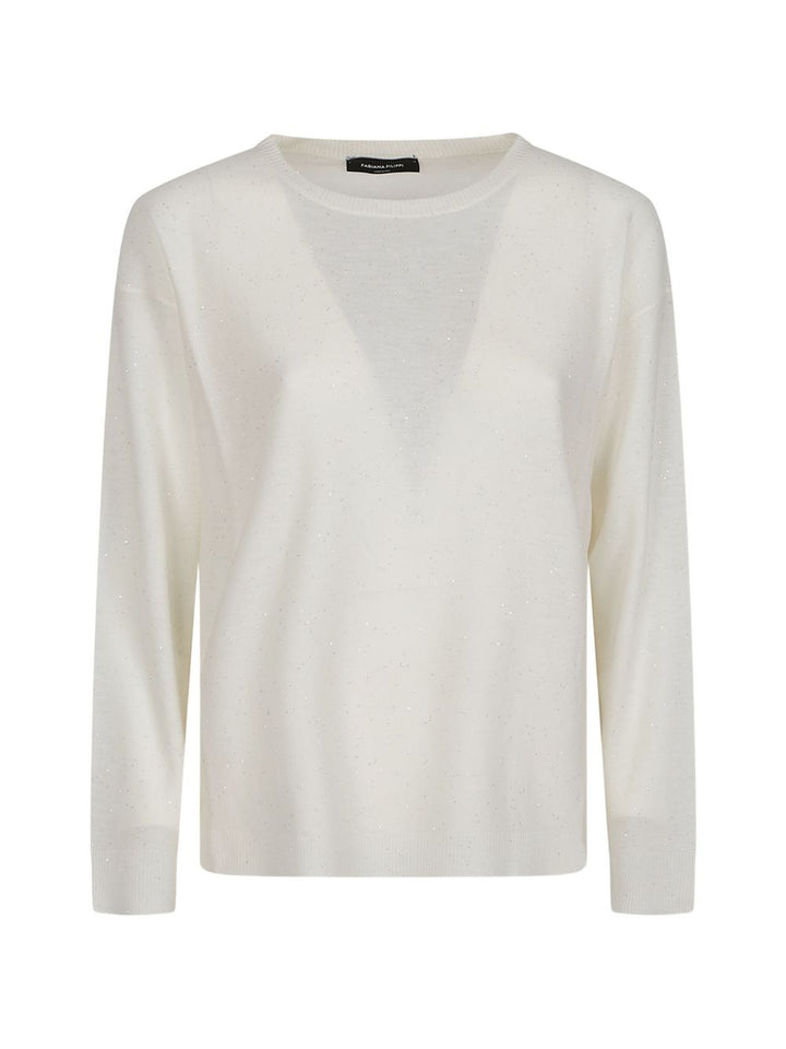 Fabiana Filippi Sweaters - WHITE | ffb26968c1379a85e0d1d4b5af3aa90167ea7c10