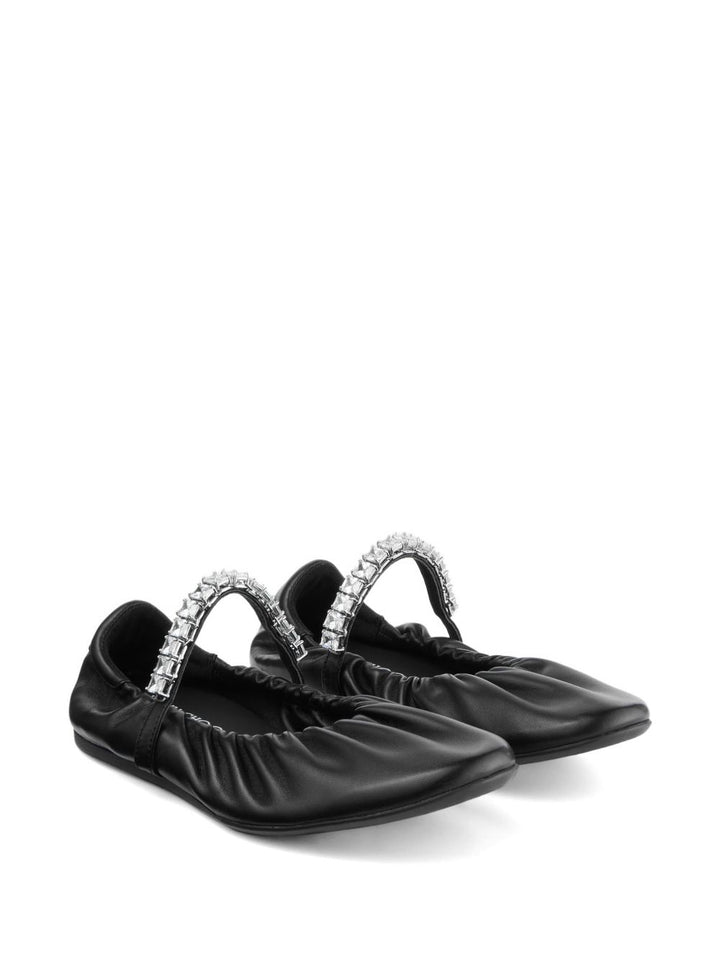 Jimmy Choo Flat shoes - BLACK | a0af0ee27f110bad487264fe57e9434cdfea3d67