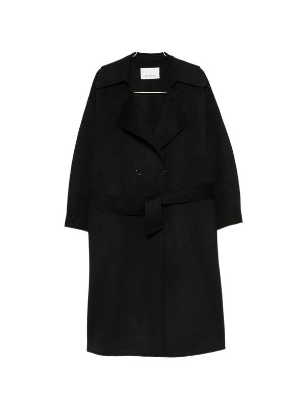 Issen Wool Blend Long Coat
