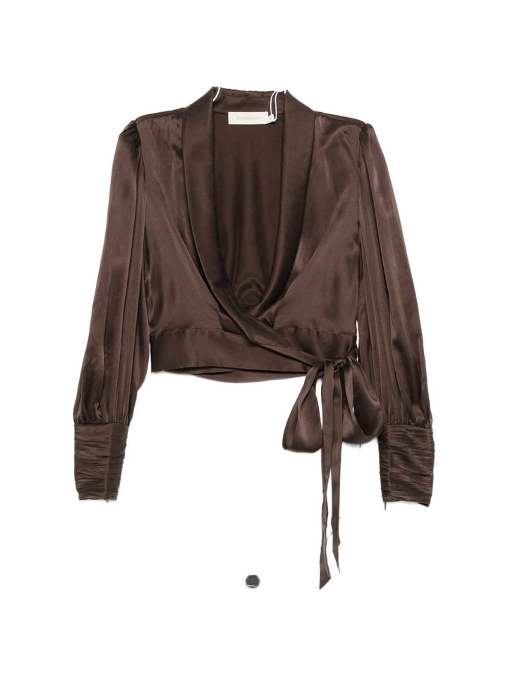 Zimmermann Top - BROWN | 89d0e0e42a7b3d7b54b50068fc06b2d94ba58c7c