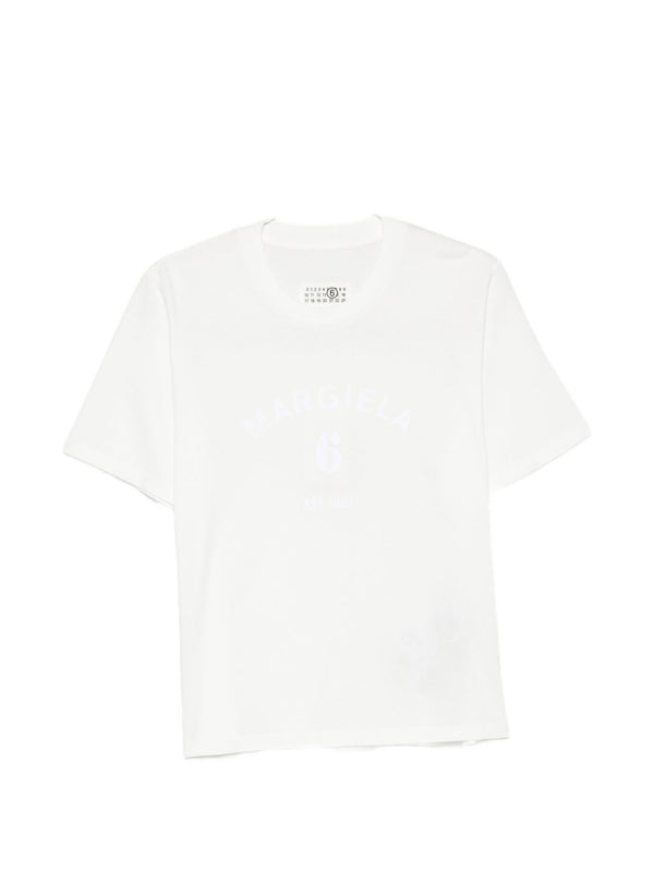 Camiseta de algodón con logo