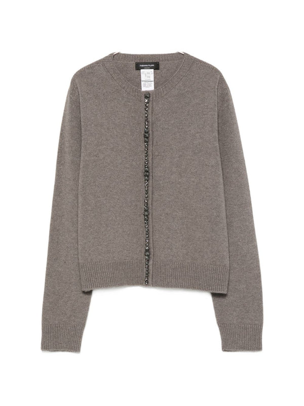 Wollstrickjacke