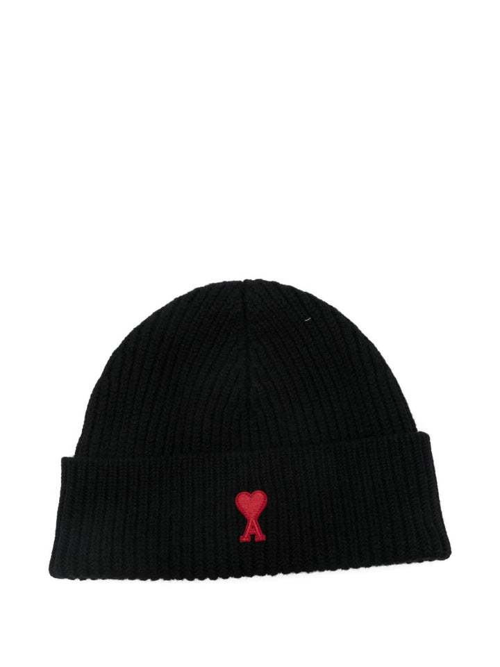 Ami Paris Hats - BLACK | 20ccd1989fe118fbf60a415322a882d8f042de30