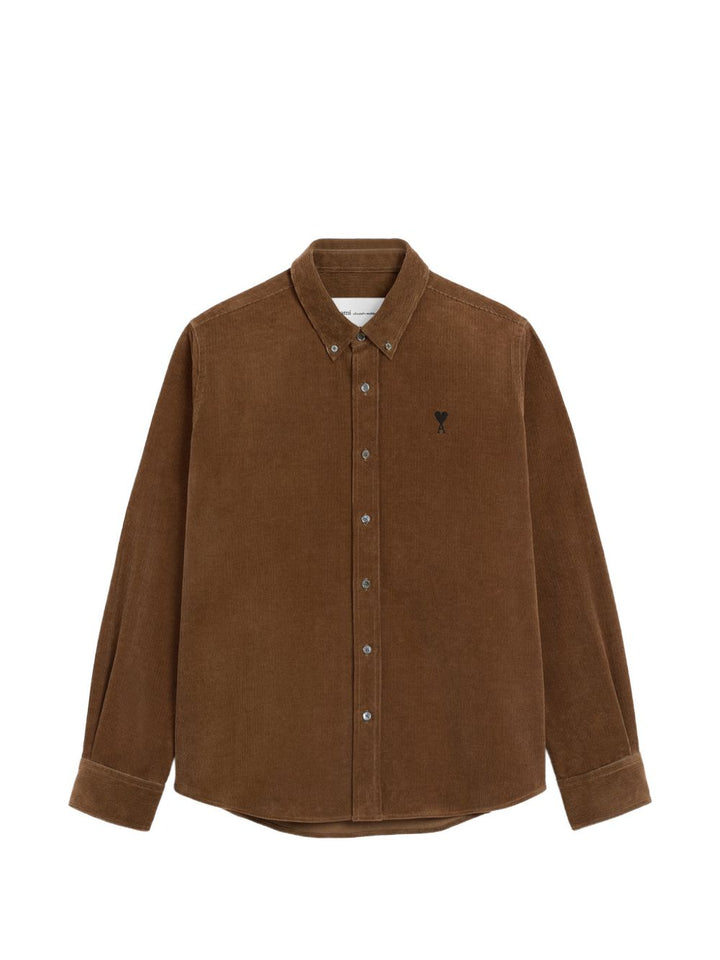 Ami Paris Shirts - BROWN | cb62c5660ea6717ca37bf072a7821439972e77b7