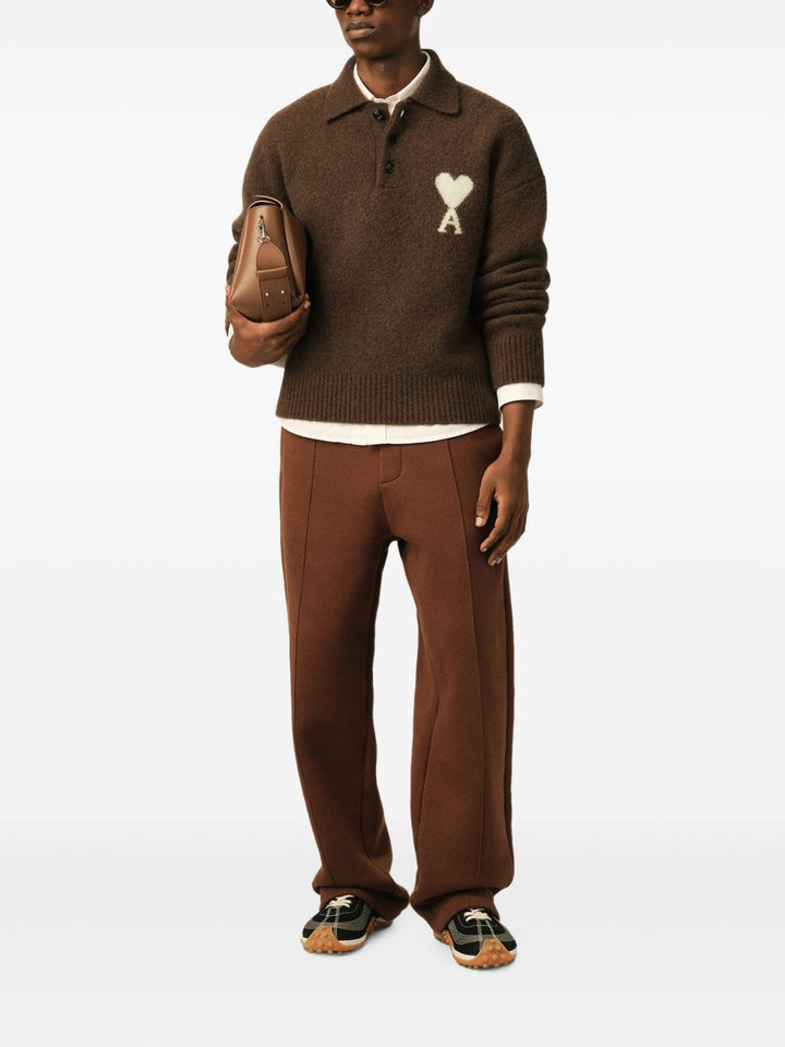 Ami Paris T-shirts and Polos - BROWN | 1a53e9d87509064c6125cc5fe82cc9889fb1ca6a