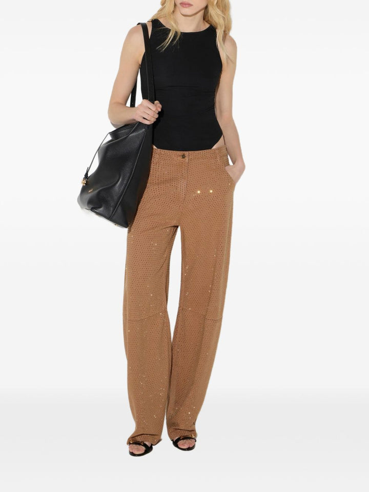 Elisabetta Franchi Trousers - BROWN | 968d988ada295f8467b69ec33f05e9b03e8e7107