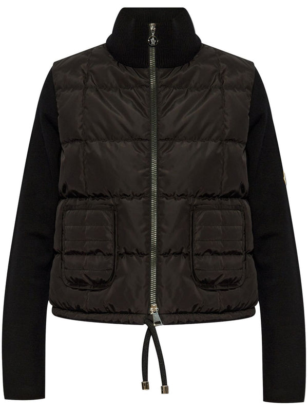 Wool And Nylon Padded Cardigan